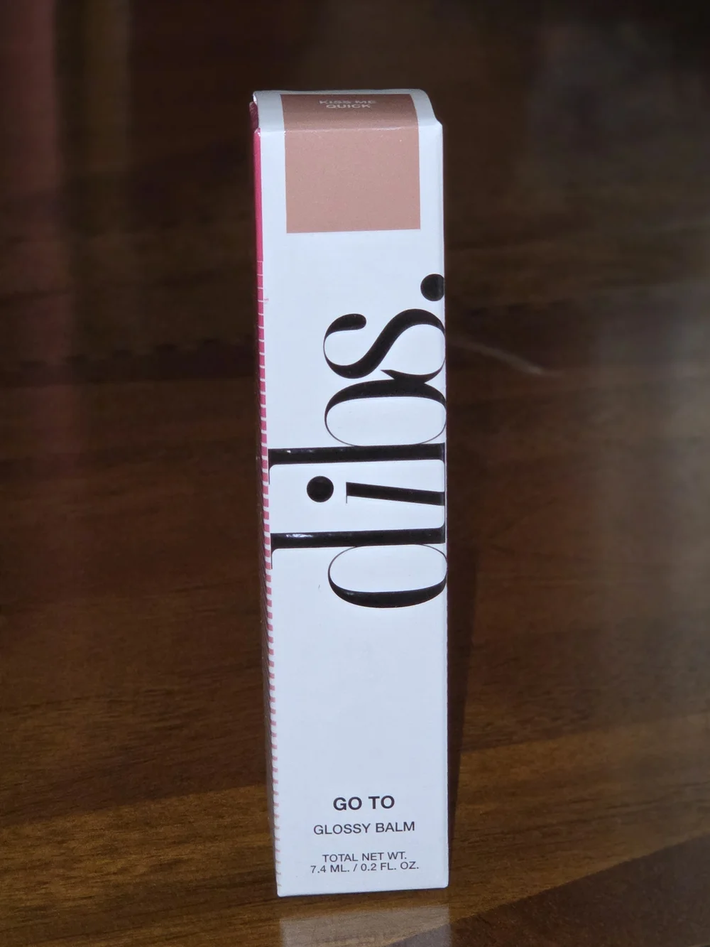 DIBS Beauty Go To Glossy Balm Kiss Me Quick (Desert Island) 7.4mL New in Box